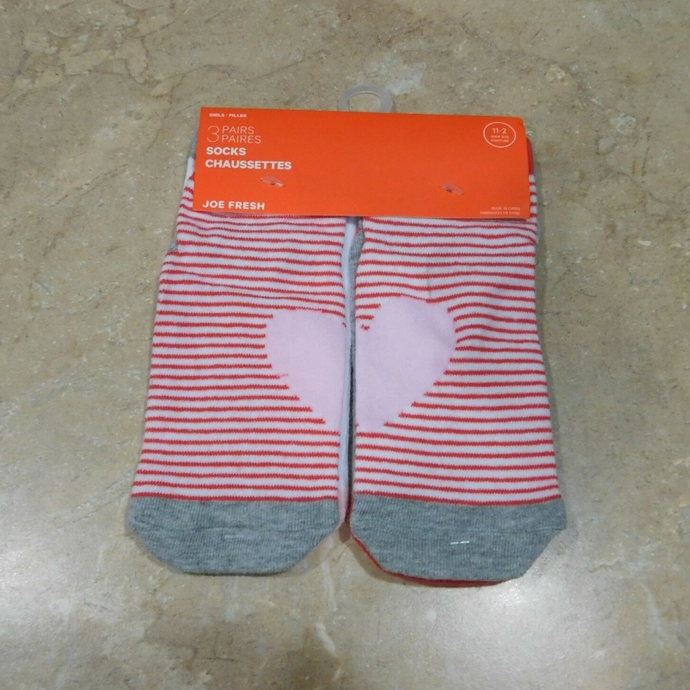 3 pair Joe Fresh Cotton Blend Ankle Socks